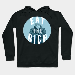 bernie mittens but make it eat the rich Hoodie